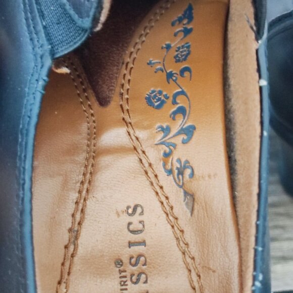 Earth Spirit heels loafer black leather women's size US 6 - Picture 8 of 13